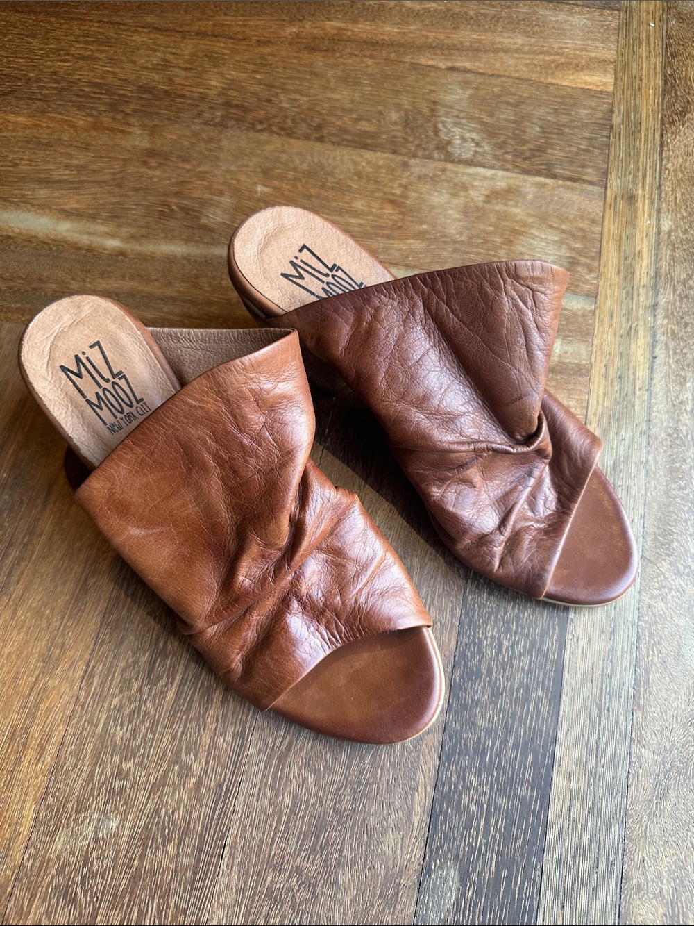 Miz Mooz leather mules